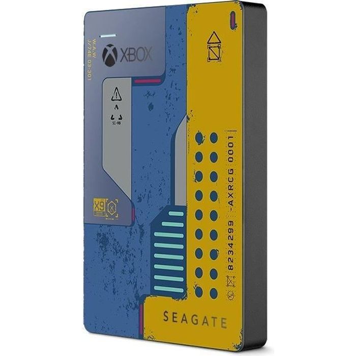 SEAGATE - Disco rígido externo para jogos Xbox - Cyberpunk 2077 - 2 TB - USB 3.0 (STEA2000428)