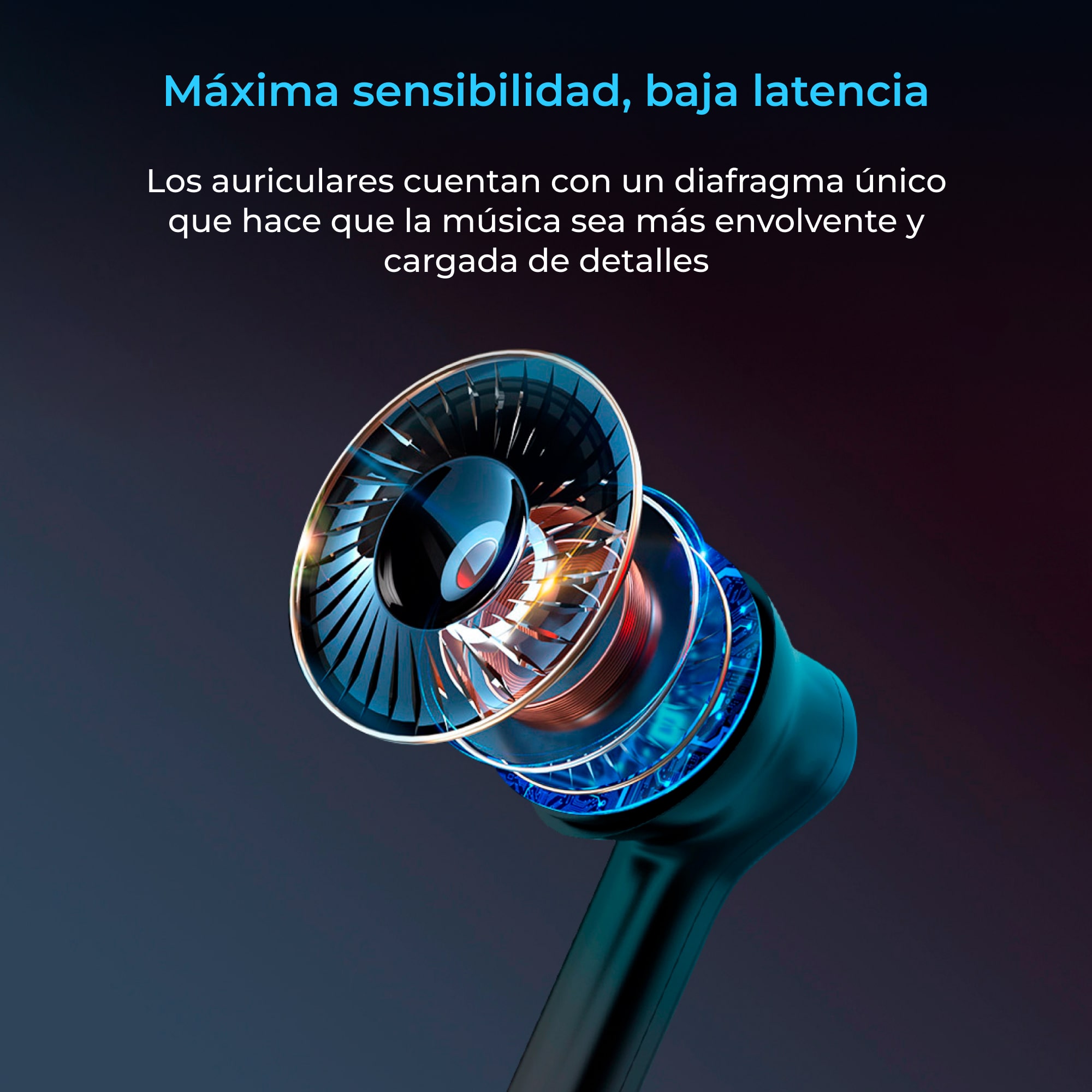  Auriculares Inalámbricos Ksix Noise Cancel 3
