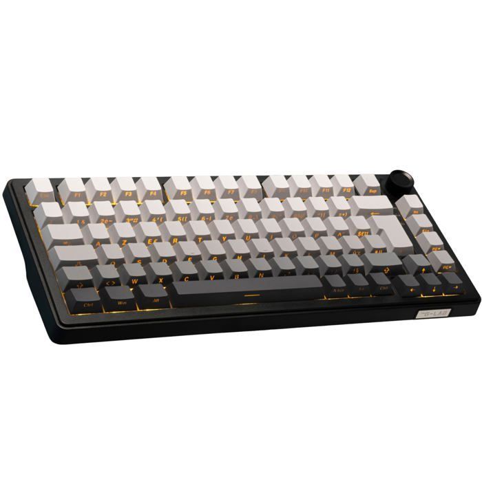 Draadloos mechanisch gamingtoetsenbord - The G-Lab - TKL 75% - Tri-modus: 2,4 GHz/Bluetooth/Bedraad - Voorgesmeerde schakelaars