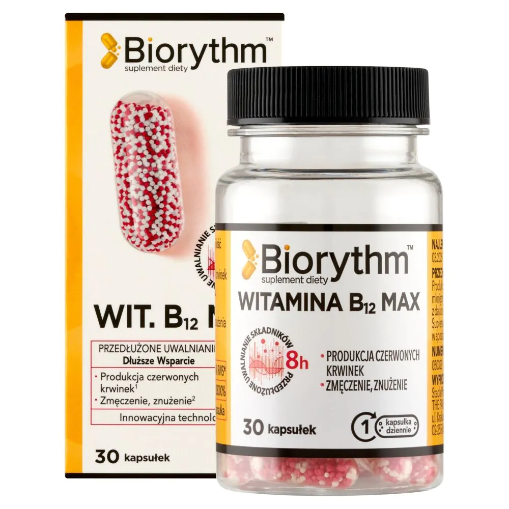 Biorythm Witamina B12 Max, Kapsułki