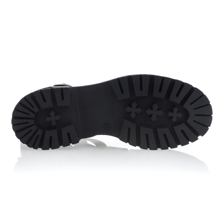 Sandalias negras para mujer / Zapatos de punta abierta