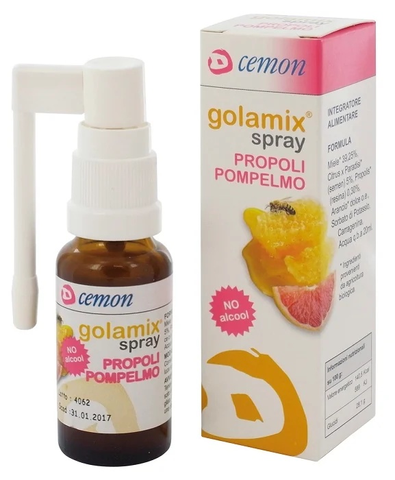 CEMON Golamix keelspray met propolis en grapefruit 20 ml