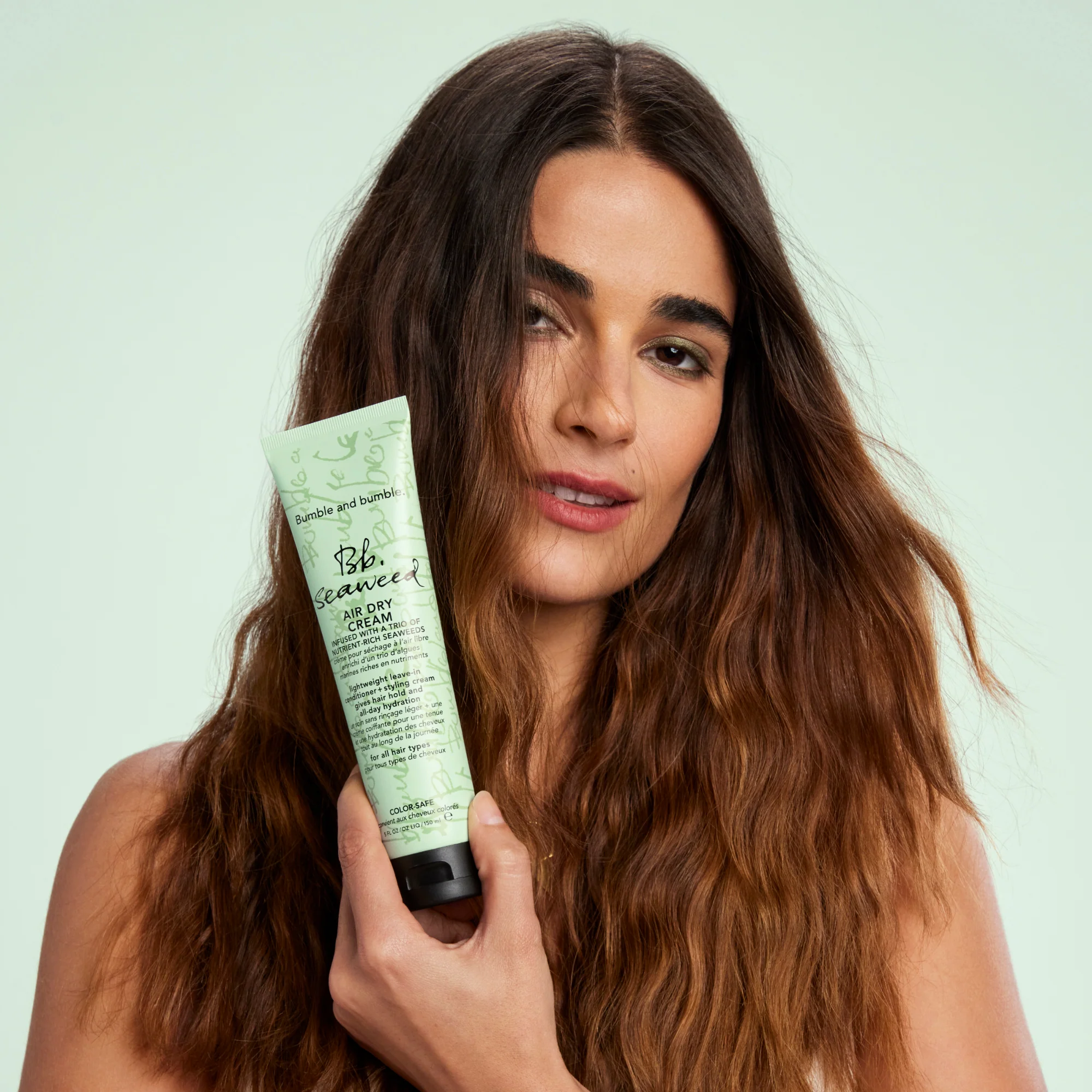 Seaweed Air Dry Cream - Crema Capelli Styling & Finish, Balsamo Senza Risciacquo Capelli