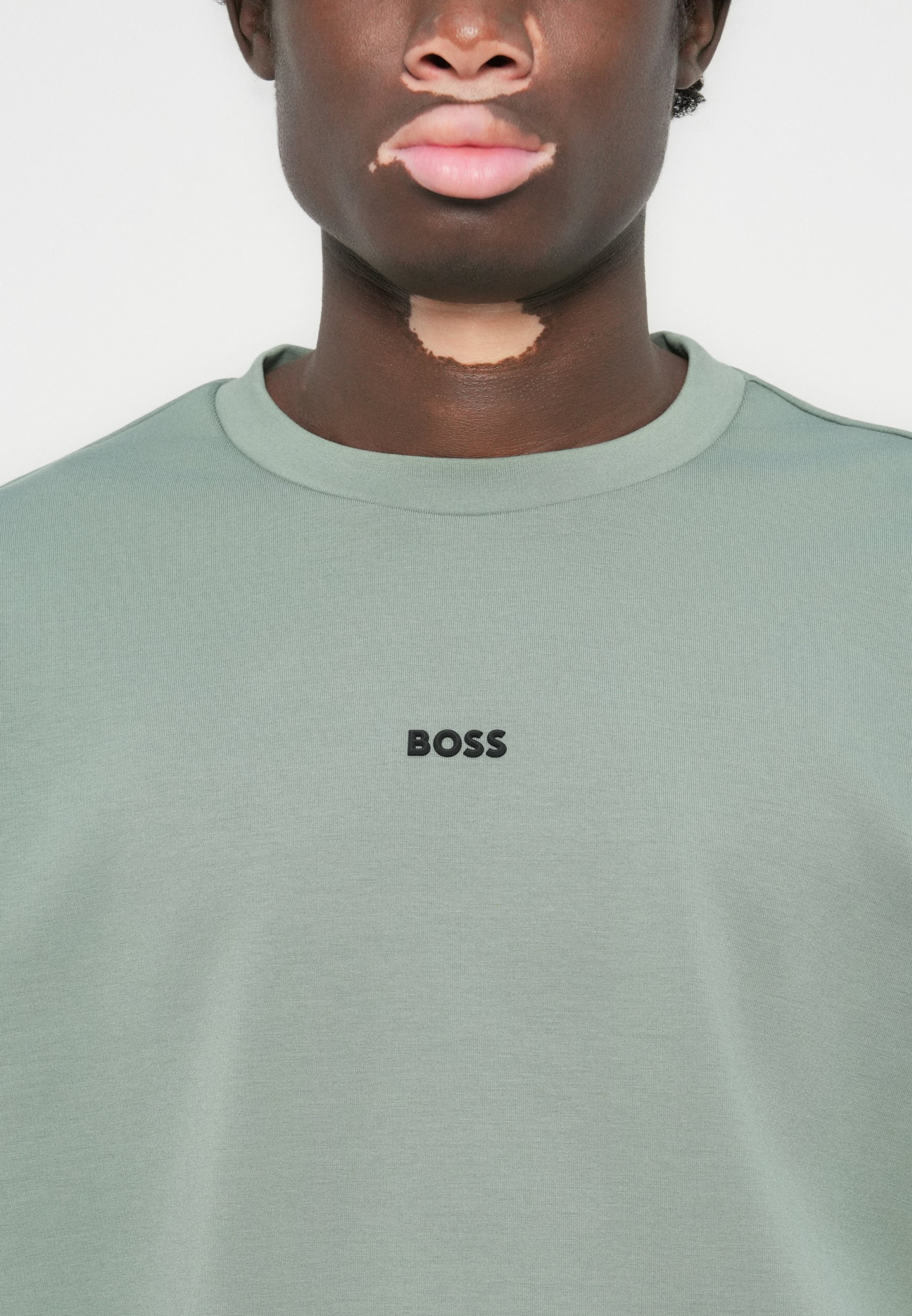 BOSS STENSON - Sweatshirt - open groen
