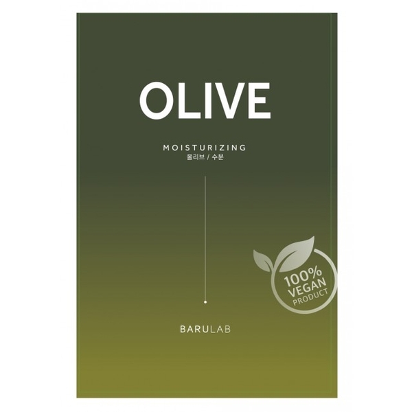 Barulab The Clean Vegánska maska Oliva - hydratačná