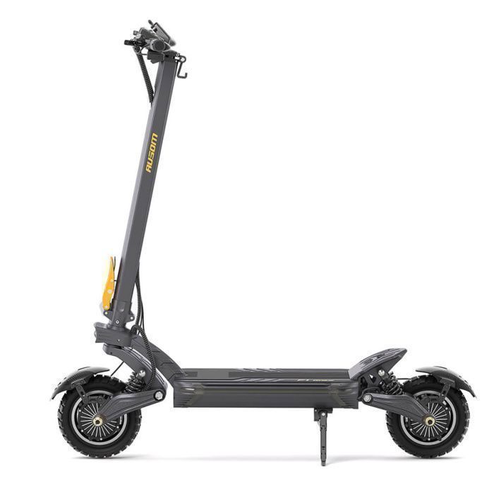 Patinete elétrico Ausom F1 Max - Motores duplos de 3600W de pico - Bateria de 20,8Ah - Pneus de 10