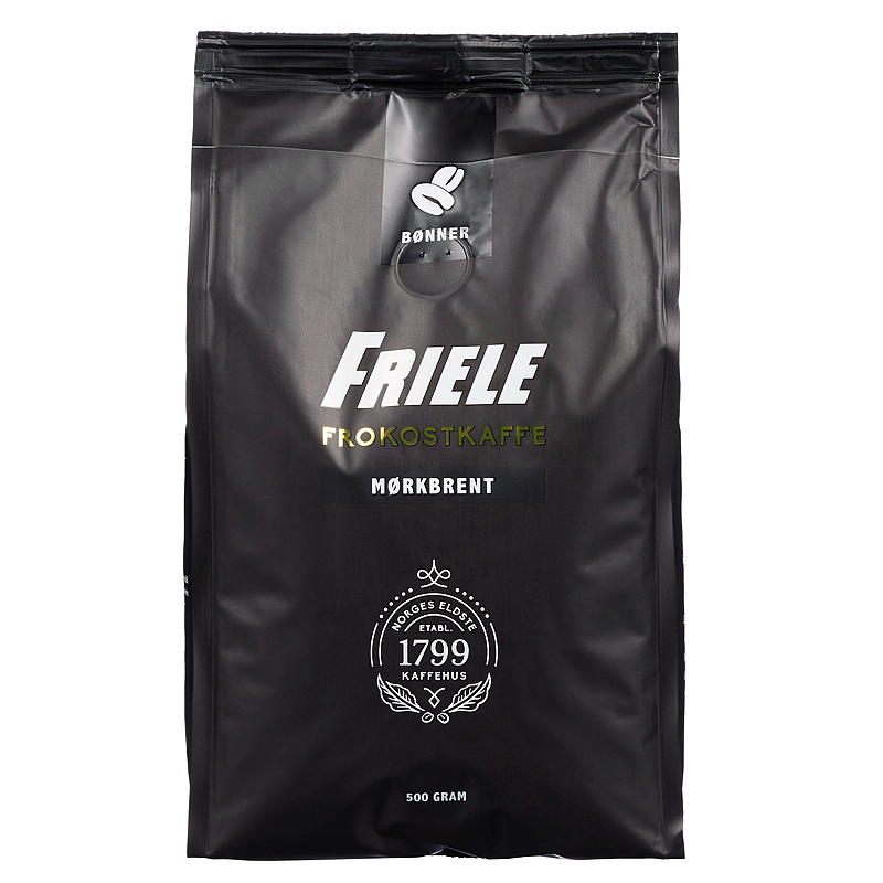 Friele Hele bønner Friele 500 g, frokostkaffe mørkbrent