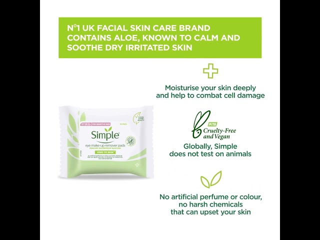 Simple Kind to Skin odličovač očí 125ml