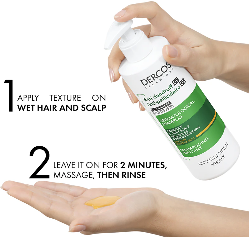 Shampoo Anticaspa Vichy Dercos para Cabelos Secos