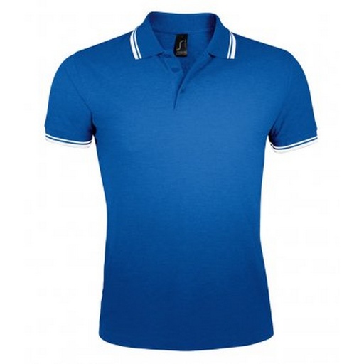 Sols Pasadena Polo Shirt met korte mouwen en piqué details
