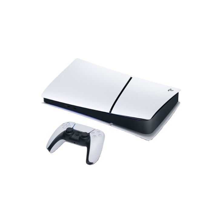 Consola de videojuegos digital - Sony - PlayStation 5 Slim - 825 GB - Blanco - 35,5 x 13 x 43 cm - 4,1 kg - 1 batería de iones de litio