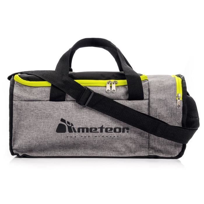 meteor NEPR 20L Fitness Sports Bag - Grey Green - for Women, Men, Children, and Girls - Modern Fitness Duffel Bag/Travel Bag