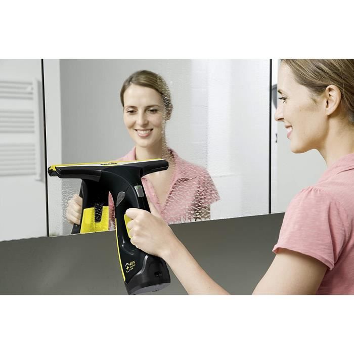Limpiacristales Kärcher WV 2 Premium | Limpiacristales, lavaparabrisas, kit de limpieza de ventanas | Limpieza rápida y sin marcas | Batería incluida