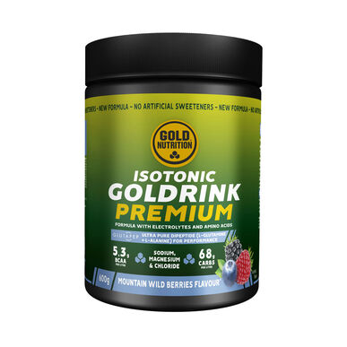 GOLDNUTRITION Kosttilskud Isotonisk Drik Bær Premium 600 gr 600 gr