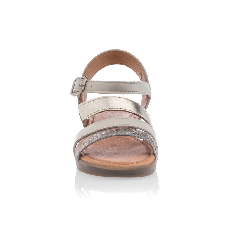 Beige sandaler / sko med åpen tå til dame
