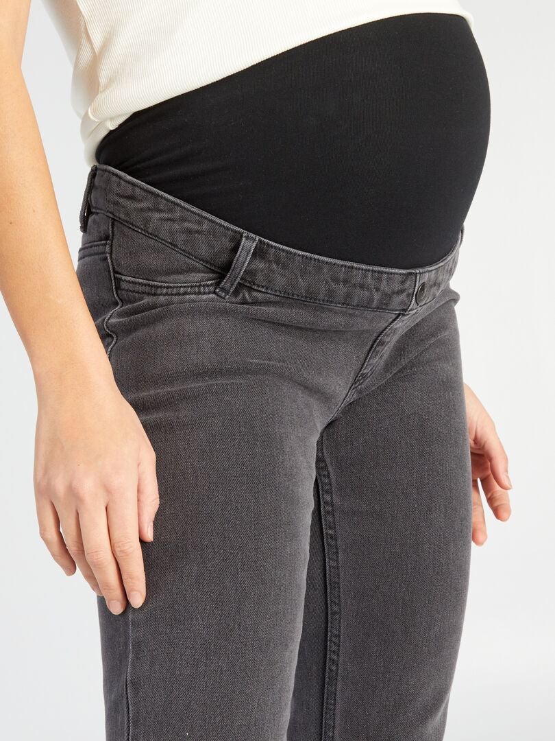 Uitlopende zwangerschapsjeans - GRIJS