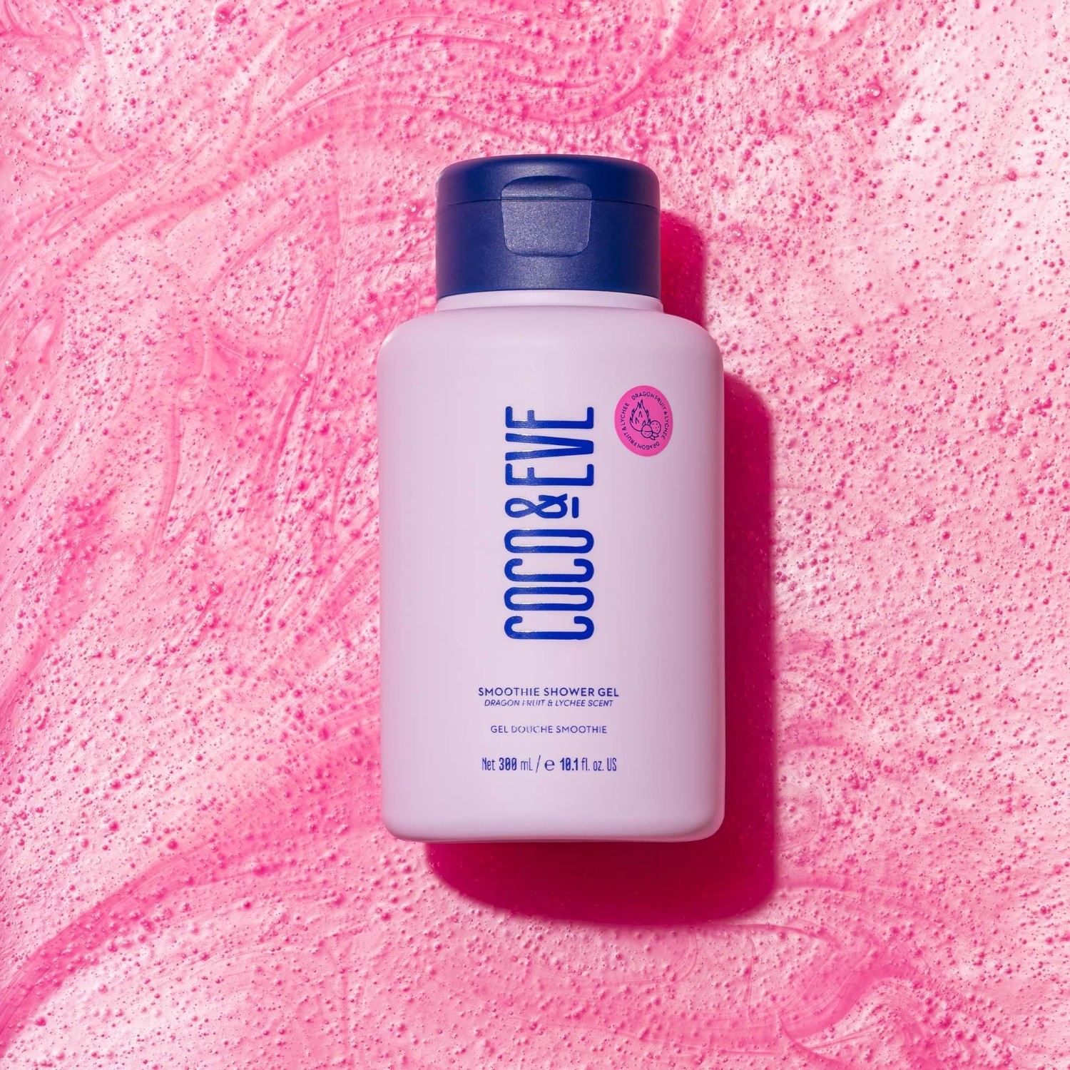 Coco & Eve Glow Figure Smoothie Shower Gel - Lychee & Dragonfruit
