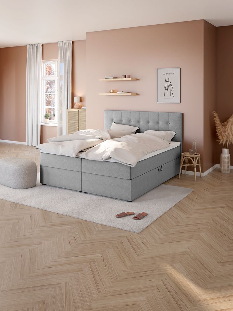 TYLDA STORAGE GC50 zlata Kontinentalna postelja 150x200 TYLDA STORAGE GC50 siva-23
