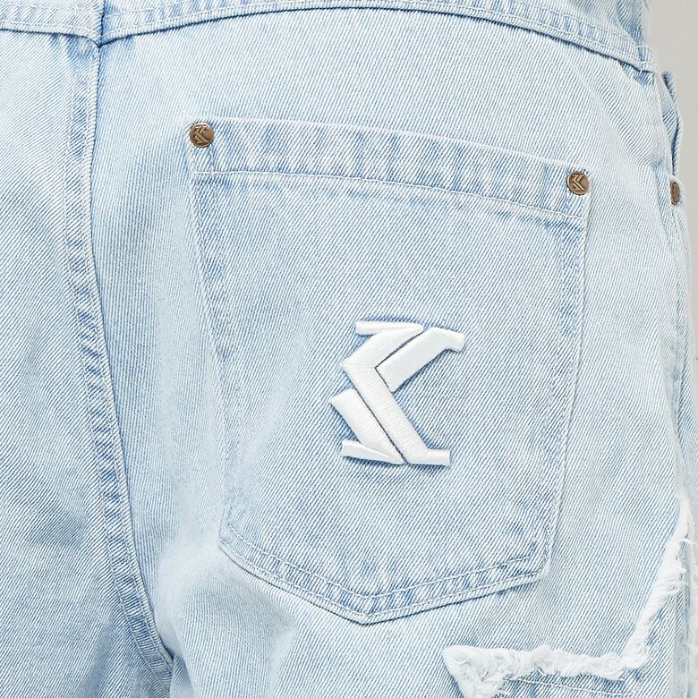 OG Baggy Five Pocket Paintsplatter Denim Bleached