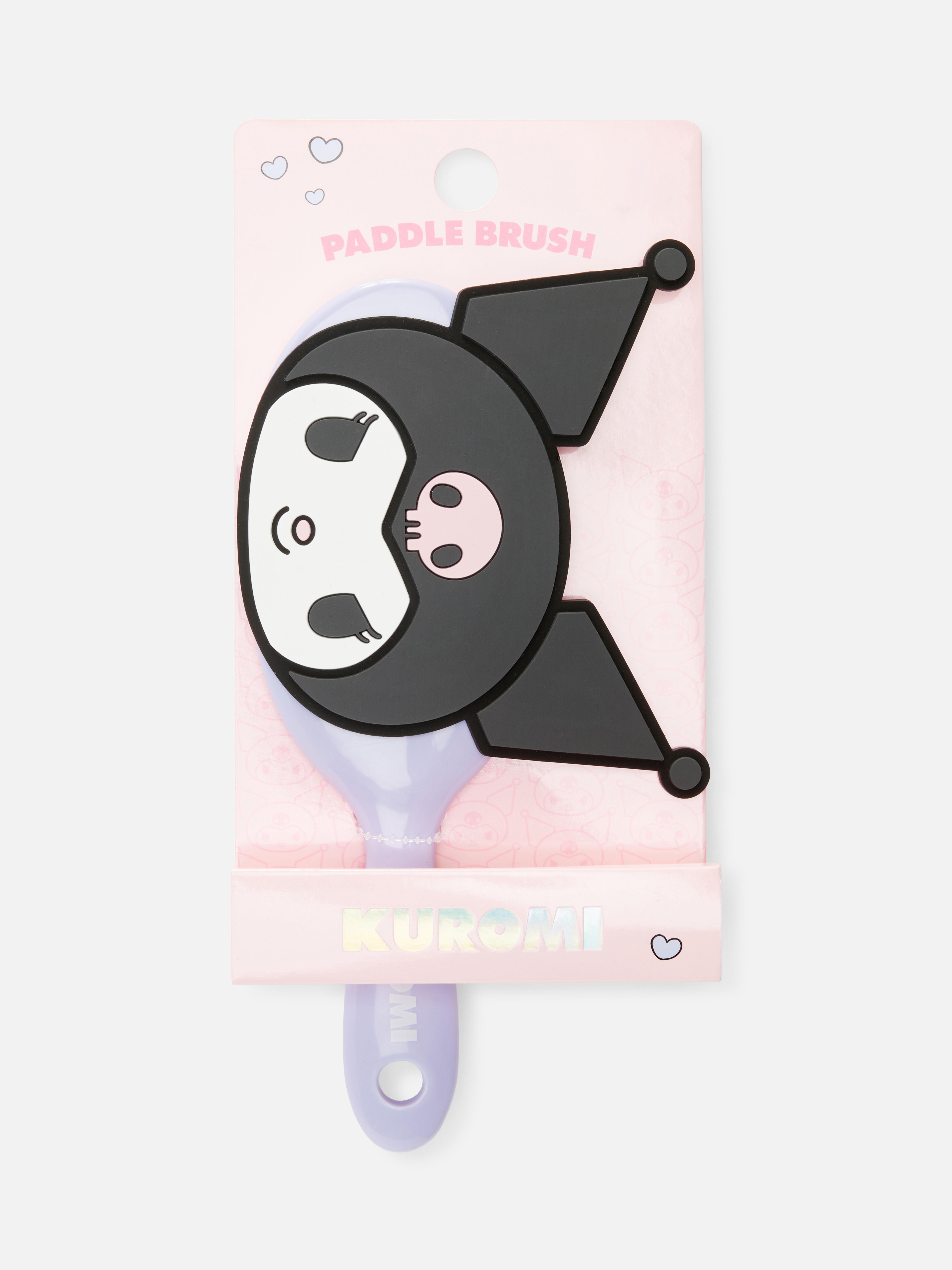 Lapos ecset Hello Kitty Kuromi Lapos ecset Hello Kitty témával és Kuromi mintával a hátulján
