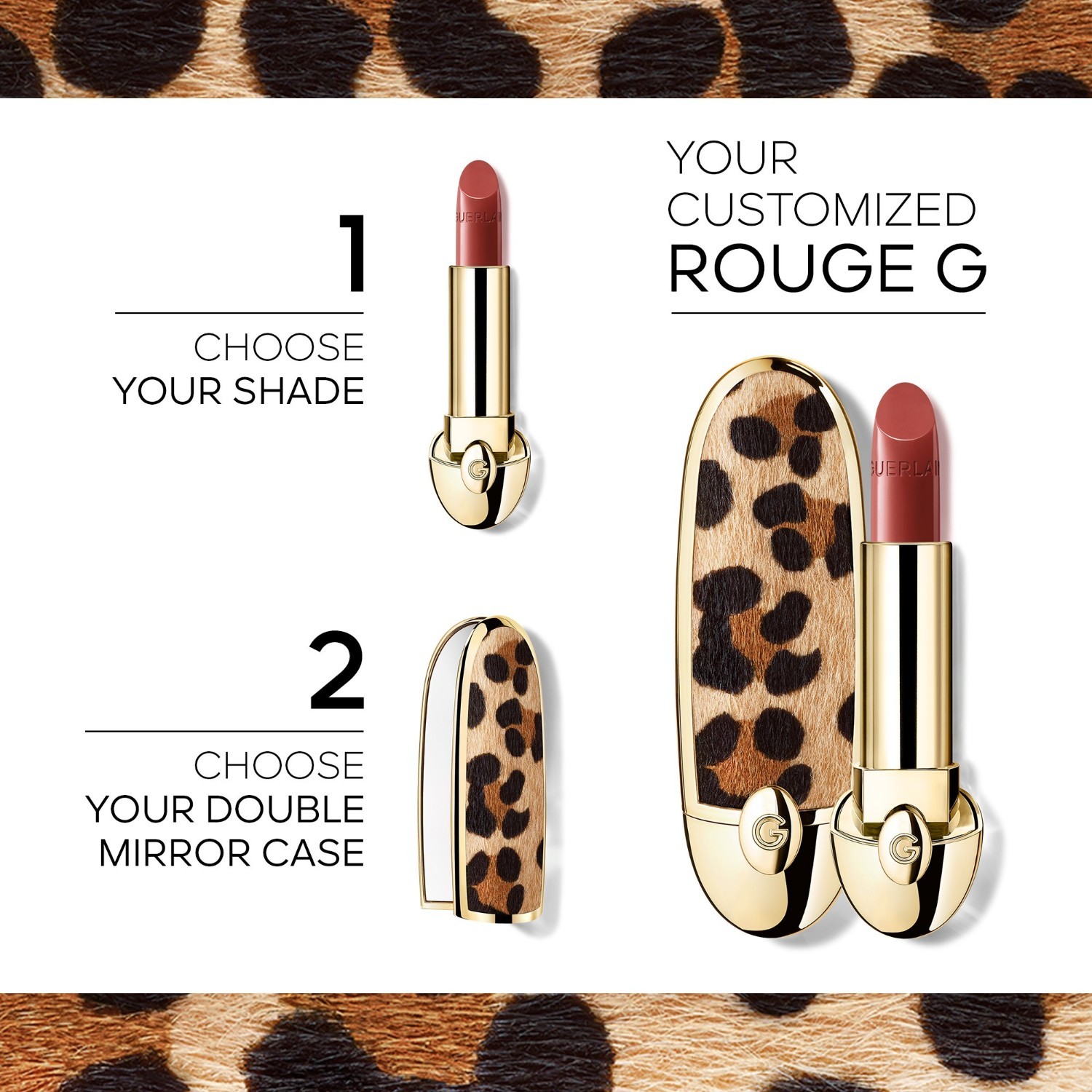 Náhradné balenie rúžu Guerlain Lipstick Rouge G – saténový finiš – 3,5 g
