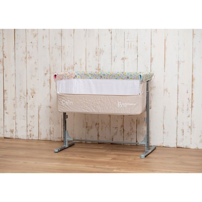 BEBELISSIMO - Lit Cododo - berceau bébé - lit bébé - Calin - dès la naissannce - beige