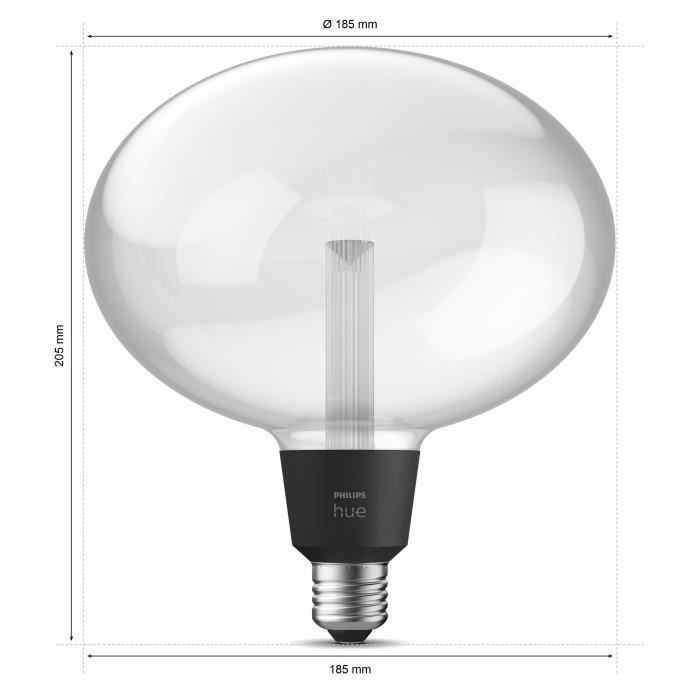Bombillas inteligentes Philips Hue blancas y de color, Deco Ellipse E27
