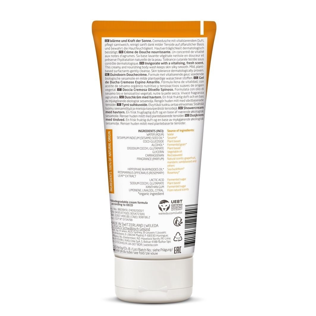 Weleda Sanddorn Vitality Duschgel - 200 ml