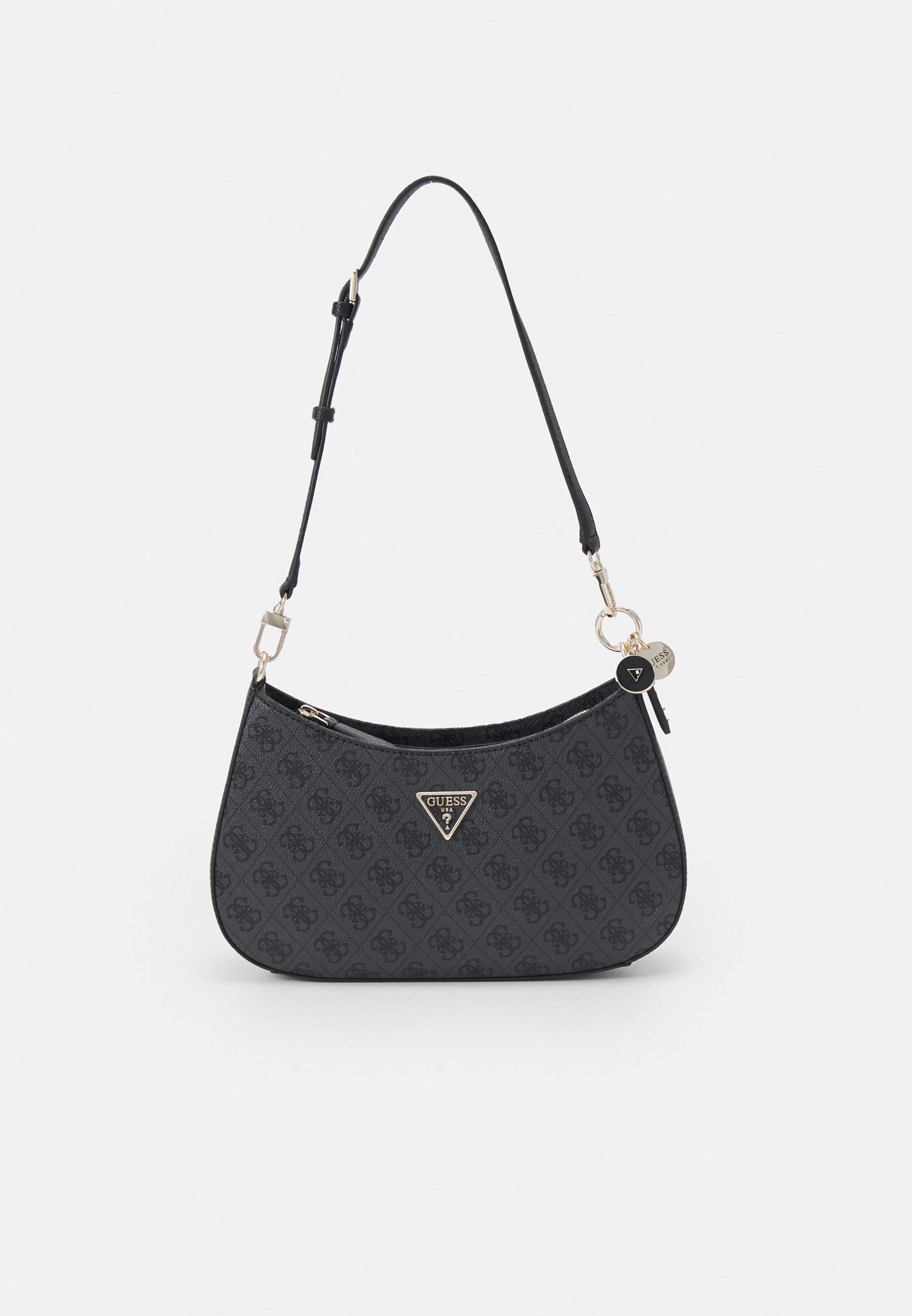 Guess NOELLE TOP ZIP SCHOUDERTAS - Handtas - kolenkleurig logo