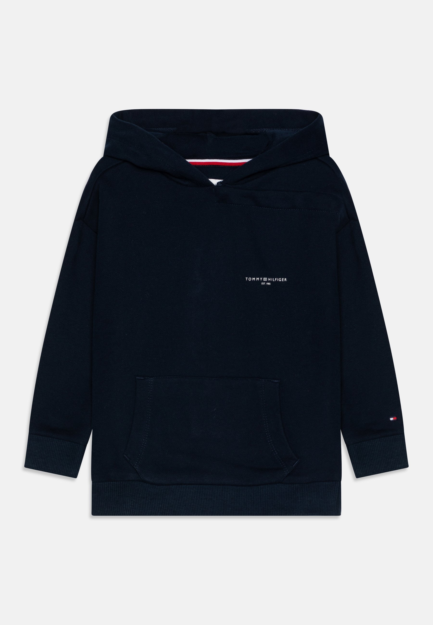 Sweat à capuche unisexe Tommy Hilfiger MINI CORP LOGO - Bleu marine nuit