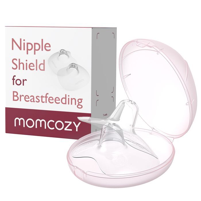 Protège-tétons - Momcozy - 24mm - Silicone Alimentaire - Ultra Fin - Rose