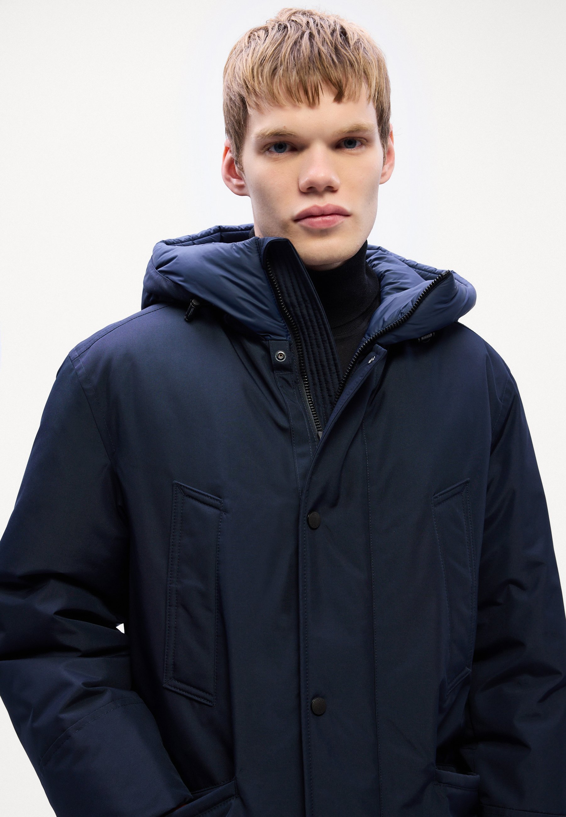 BOSS OSIASS - Winterjas - donkerblauw vier