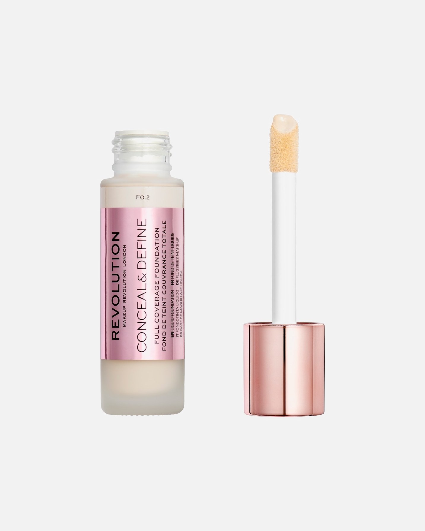 Podkladový make-up Revolution Foundation Conceal & Define – 23 ml