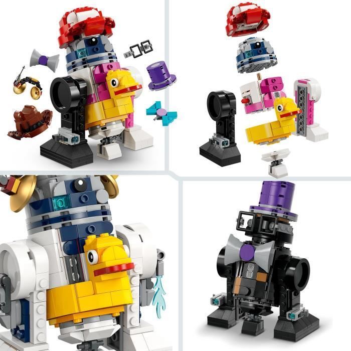 LEGO® Star Wars 75392 Exclu Cdiscount La Fabrique de Droïdes Créative - Construisez votre Propre R2-D2