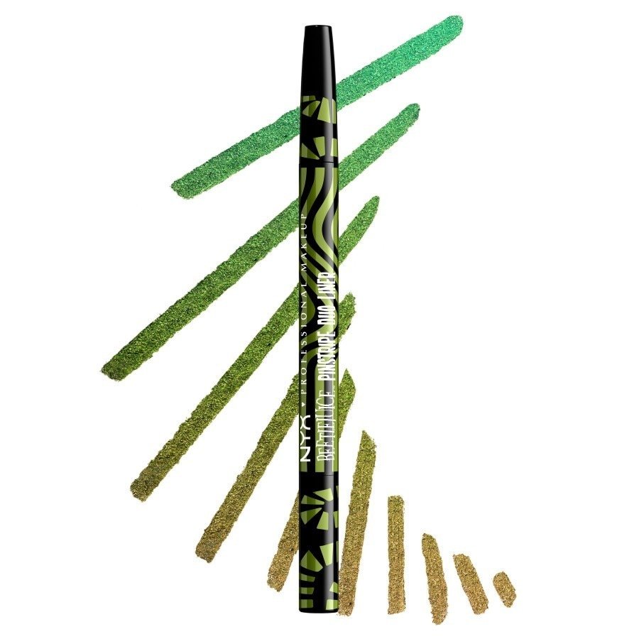 NYX Professional Makeup akių kontūro pieštukas „Beetlejuice Pinestripe Duo Liner“ – 1 vnt.