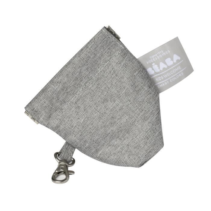 Bolso cambiador Béaba Les Sorties Geneva II, color gris jaspeado.