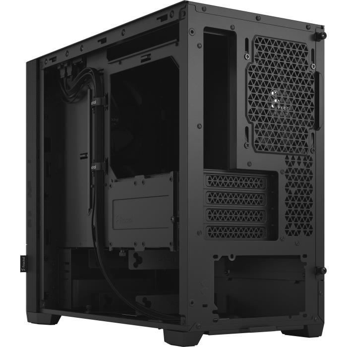 FRACTAL DESIGN - Pop Mini Silent Black Solid - PC-Gehäuse - Schwarz (FD-C-POS1M-01)