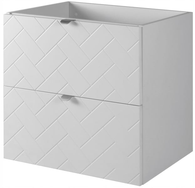 Szafka Łazienkowa 60 cm POD UMYWALKĘ MADIS BIAŁA Silver