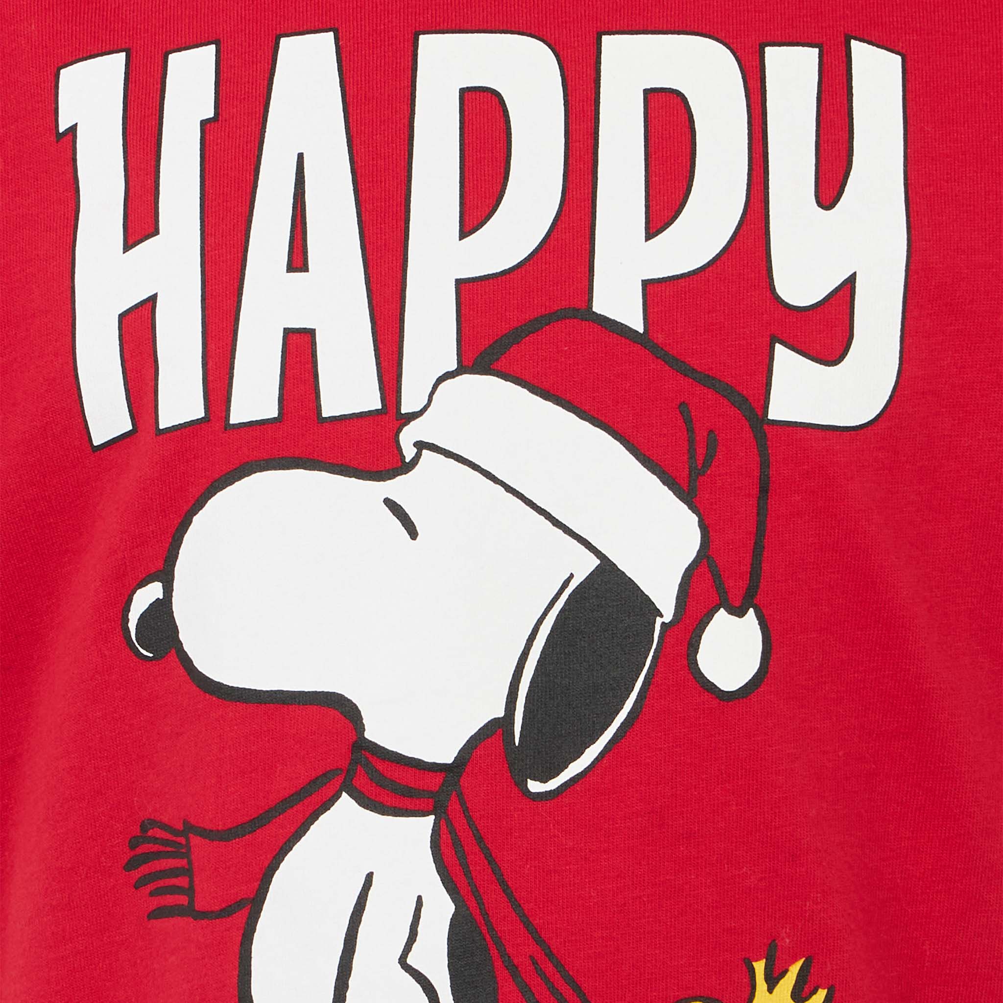 T-shirt van zwaar katoen voor jongens met Snoopy-print | SPEC EDITION