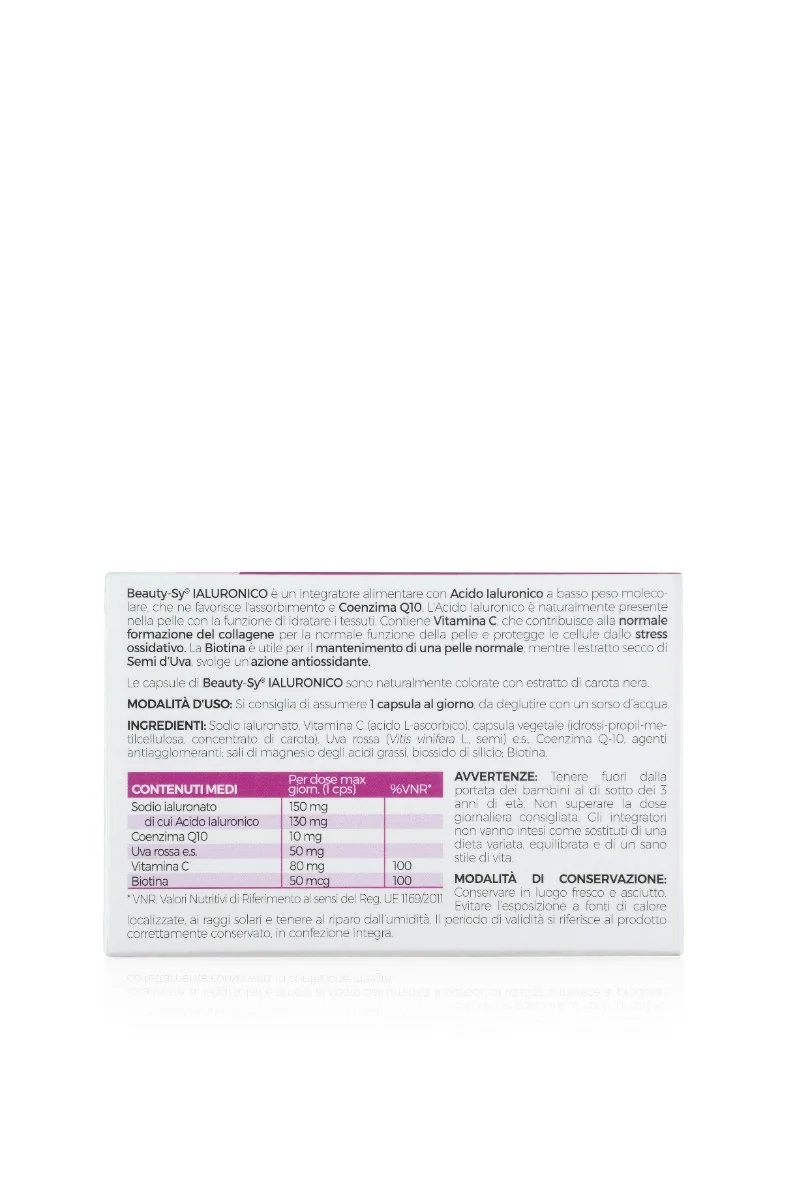 SYRIO Beauty Sy Hyaluronic 30 capsules pour la santé de la peau