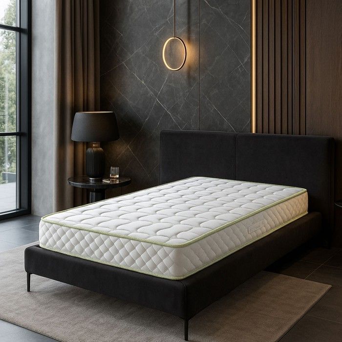 Colchón - GOLDEN NIGHT - Juego de 2 - 90x200 cm - Espuma de alta resiliencia - 21 cm de grosor - Soporte firme