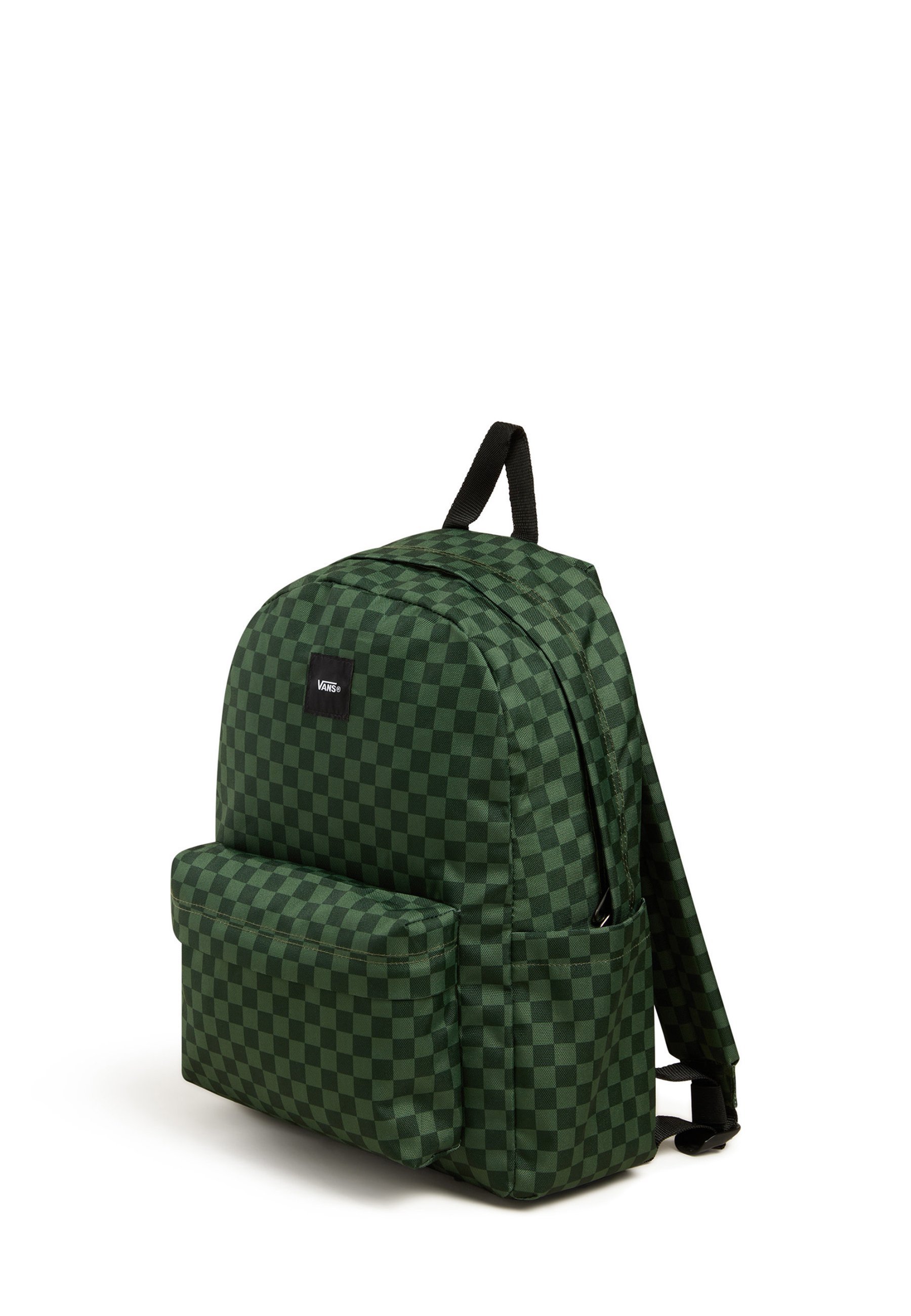 Vans OLD GROM CHECK - Schooltas - donker olijfgroen