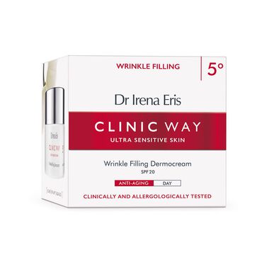 Dr. Irena Eris Clinic Way Wrinkle Filling Dermocream krém proti vráskám a vyplňující pleť pro zralou pleť 50 ml