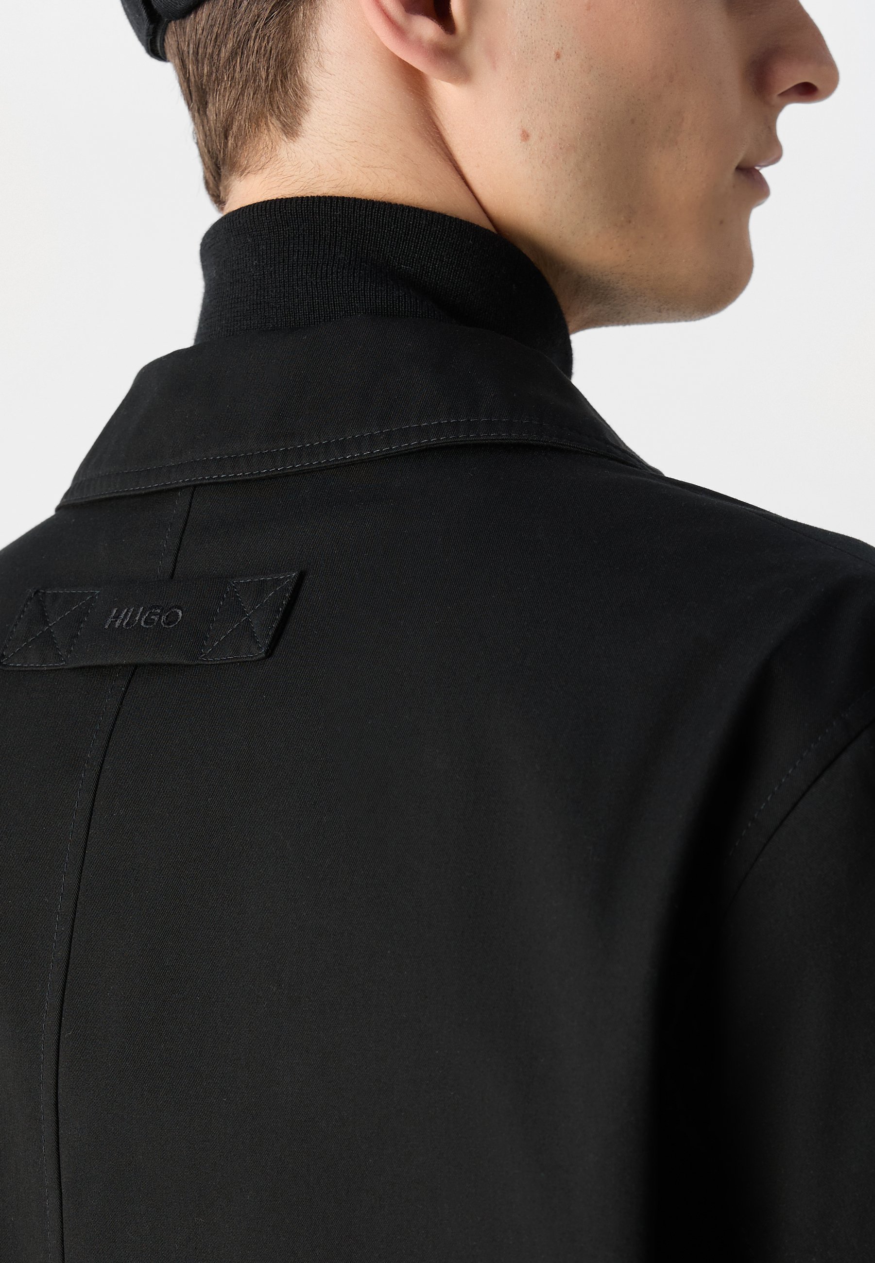 HUGO MAVER - Manteau classique - noir