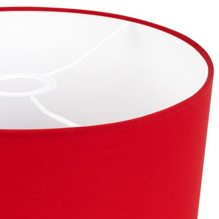Pantalla roja para lámpara de pie colgante de 40 cm