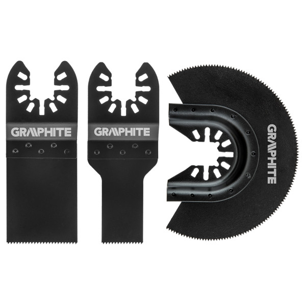 Zestaw brzeszczotów do drewna 3szt GRAPHITE 56H070