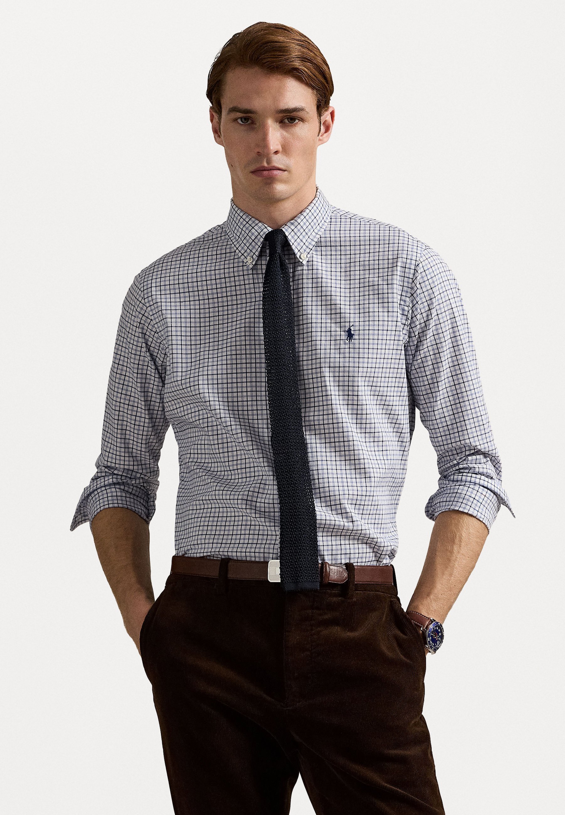 Polo Ralph Lauren CUSTOM FIT GERUITE TWILL OVERHEMD - Overhemd - blauw