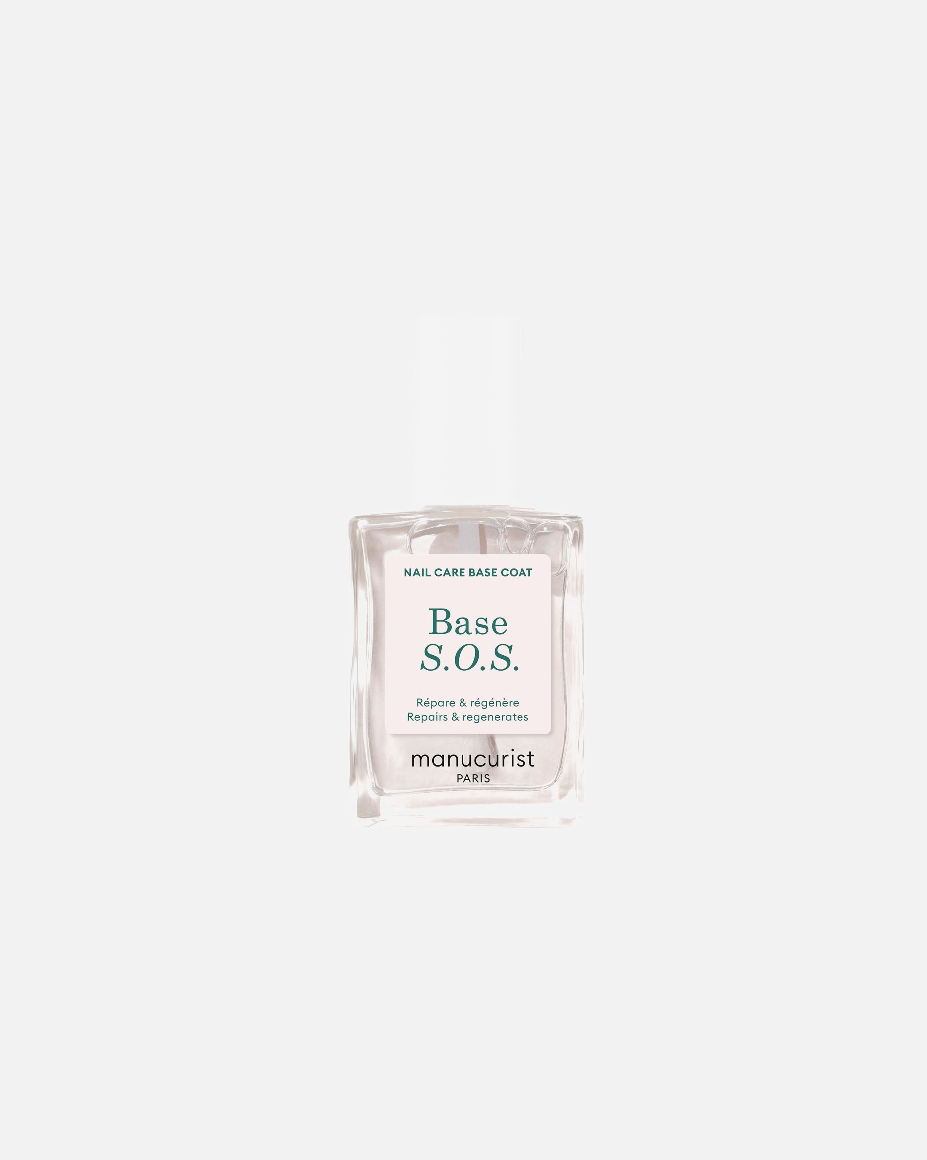Base para manicure verde SOS - / - TRANSPARENTE