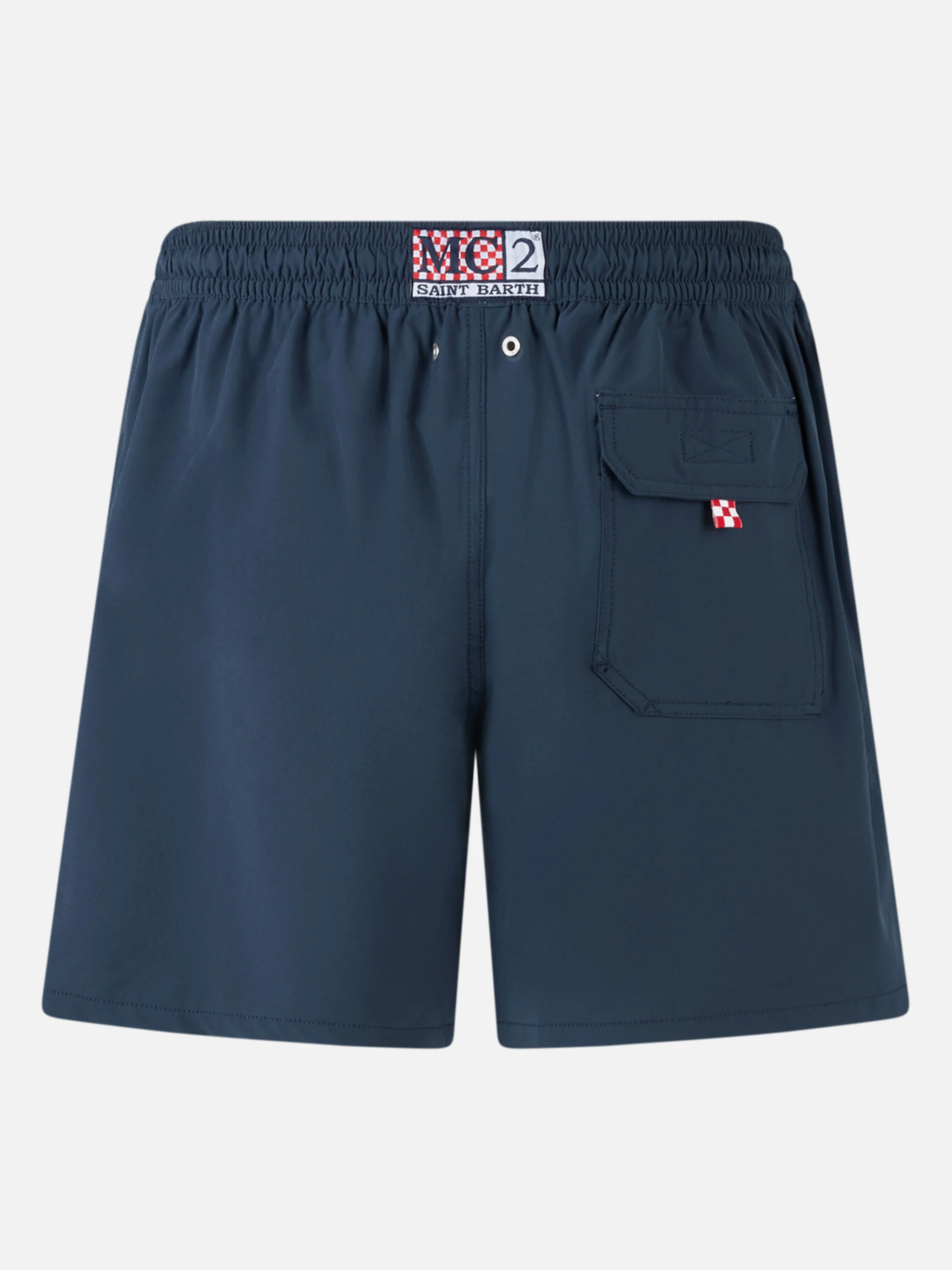 Costume classico elasticizzato Comfort con ricamo Nel bere e nel mare