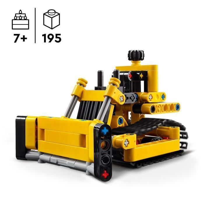 LEGO® 42163 Technic Bulldozer, Bouwspeelgoed voor kinderen, Graafmachine